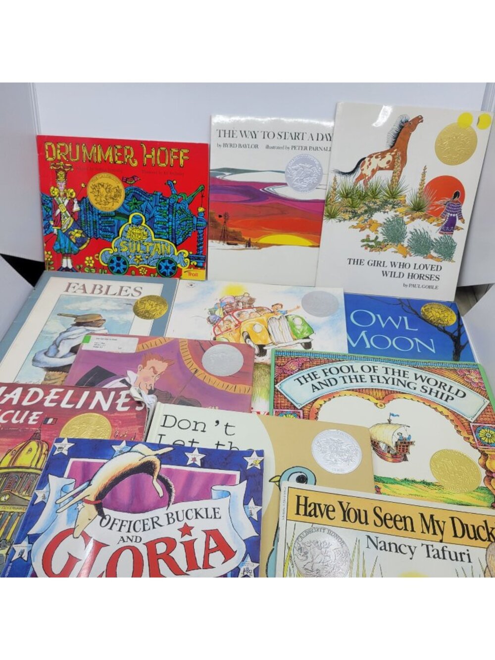 CALDECOT HONOR Lot of 12 Children's Picture Books Mixed Lot